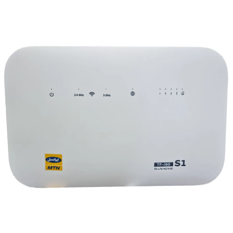 مودم ایرانسل اینترنت ثابت قابل حمل TD-LTE -4G TF i60 s1مودم ۴G/TD-LTE ایرانسل TF-i60 S1با 500گیگ حجم سه ماهه